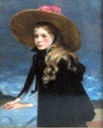 Henri Evenepoel Henriette with the large hat oil painting on canvas